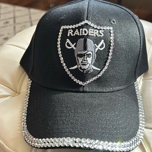 Las Vegas Raiders cap bling